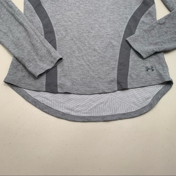 Under Armour Womens ColdGear Infrared LS Sweatshirt Gray 1325612 Small - Picture 6 of 11